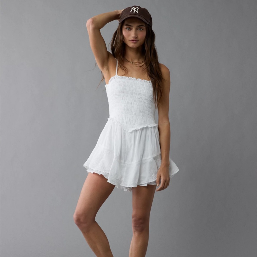 AE Bella Ruffle Tiered Romper